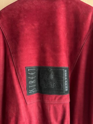 Chaqueta Vintage Munper Street Roja y Negra