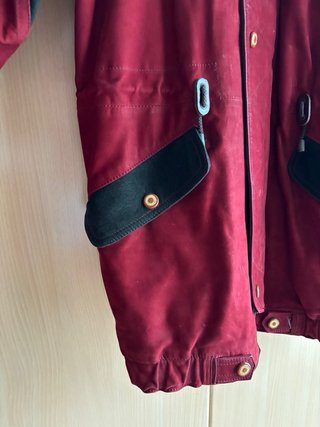 Chaqueta Vintage Munper Street Roja y Negra
