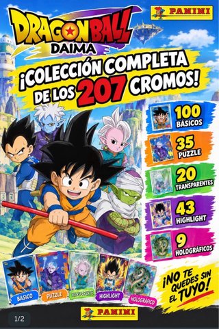 Colección Completa Cromos Dragon Ball Daima Panini