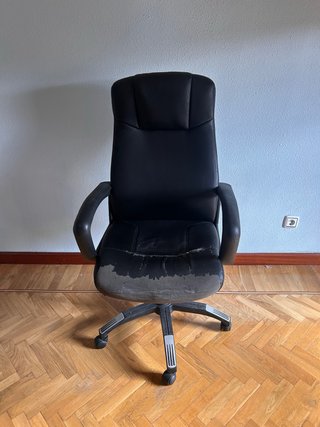 Silla de estudio negra