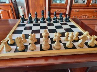 Set de ajedrez de madera