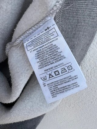 Adidas Sudadera Mujer Gris/Blanca S
