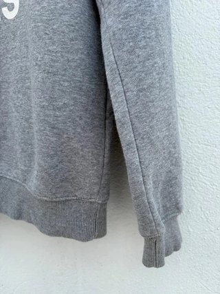 Adidas Sudadera Mujer Gris/Blanca S