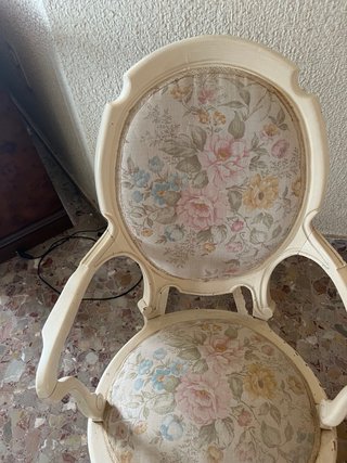 Mecedora Isabelina Antigua Pequeña