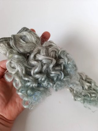 Capelli per Bambole in Fibra di Capra 3 Metri