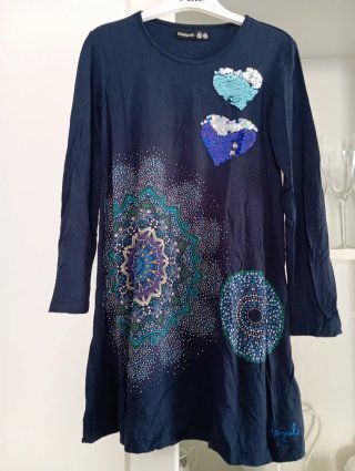 Vestito bambina Desigual 9/10 anni Prezzo Affare!