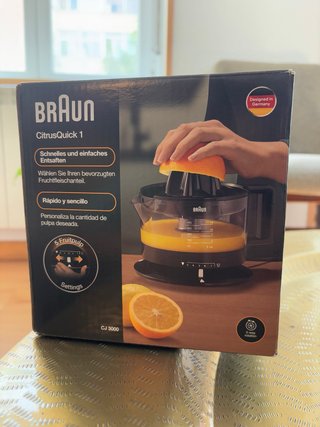 Exprimidor Braun CitrusQuick 1 CJ3000