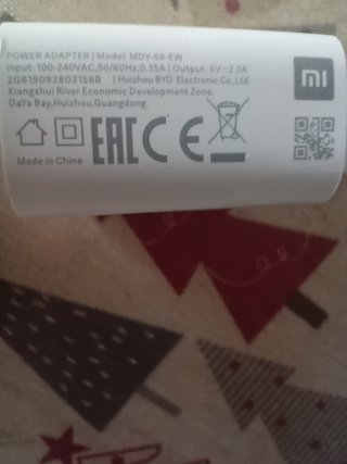 Adaptador de Corriente USB Xiaomi