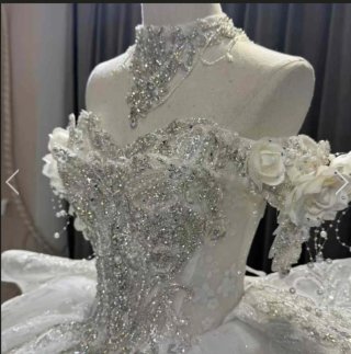 Vestido de Novia Gitana con Pedrería