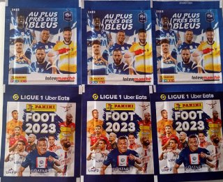 Lote de 6 Sobres de Cromos Panini Fútbol