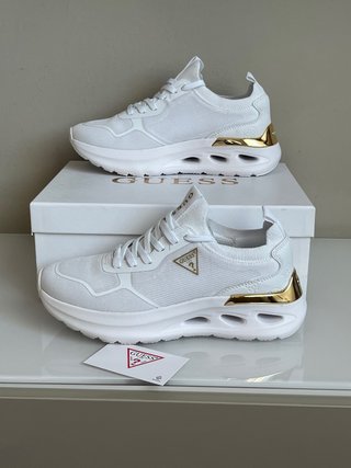 Scarpe Guess bianche e oro taglia 36