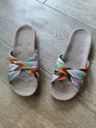 Sandalias Trenzadas Multicolor nuevas a estrenar