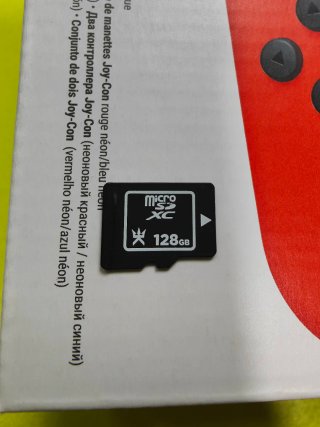 Nintendo Switch OLED + Micro sd 128 GB