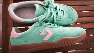 Zapatillas Converse Run Star Menta y Rosa