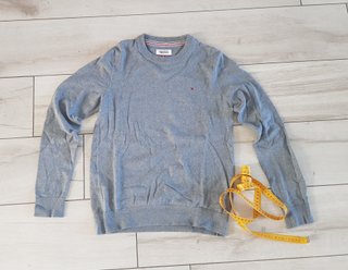 Maglione Girocollo Hilfiger Denim S Grigio Melange