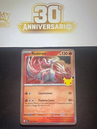 Reshiram 014/128 Holo 30° Anniversario