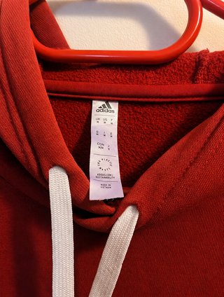 Sudadera Adidas Vintage Terracota Roja