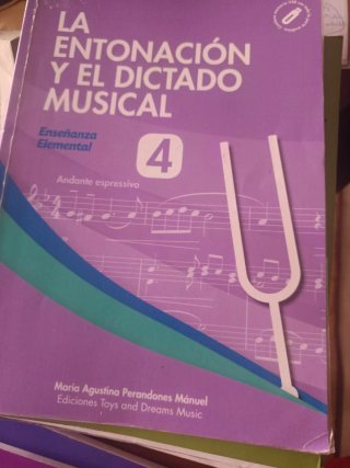 Libro La Entonación y el Dictado Musical 4