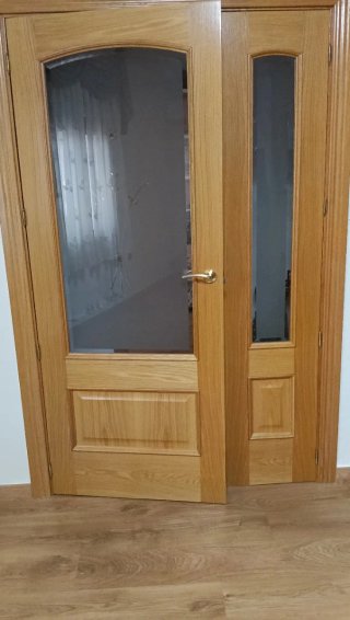 Puerta Doble de Salón 79,5x200cm y 43x200cm
