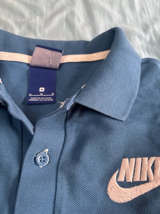 2 Polos Nike Gris y Azul