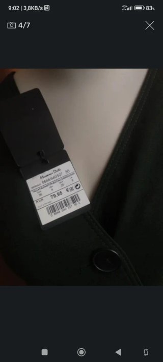 Vestido Massimo Dutti Verde nuevo a estrenar