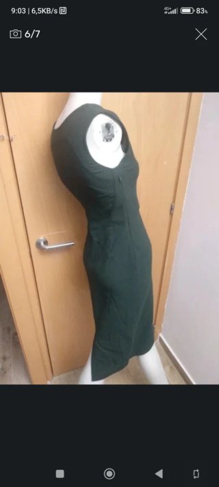 Vestido Massimo Dutti Verde nuevo a estrenar