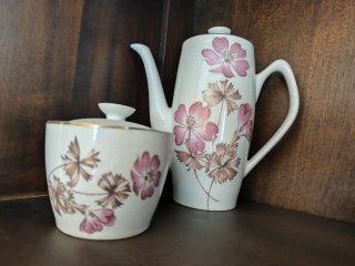 Juego de Café Antiguo de Porcelana