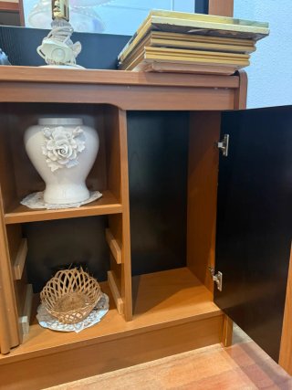 Mueble de entrada con espejo