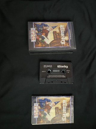 Wizardry The Edge C64 Cassette 1985 Commodore RPG