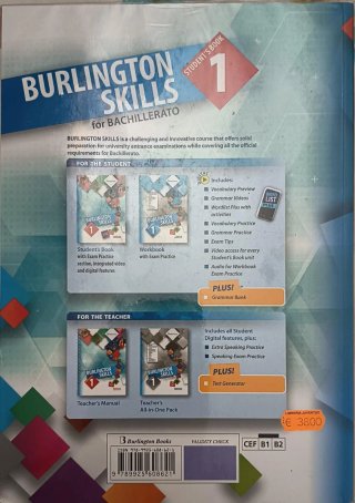 Ingles 1 Bach Student Book Burlington Skills