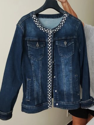 Chaqueta Vaquera con Pedrería