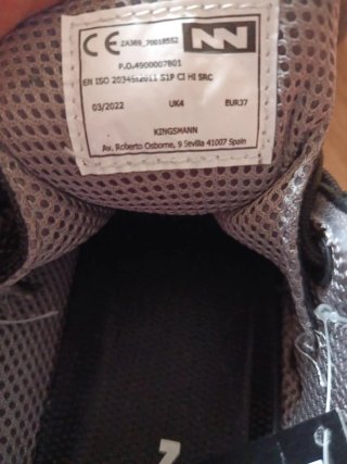 Zapatos de trabajo KINGSMANN con puntera de hierro