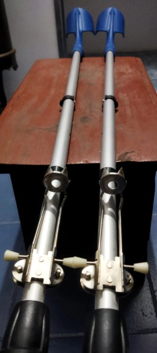 Muletas con crampones