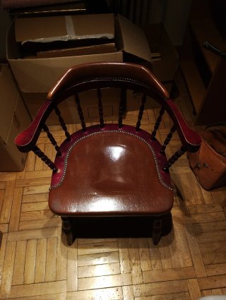 Silla Antigua Vintage de Madera