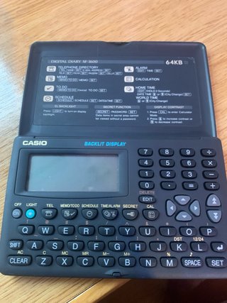 Agenda Digital Casio SF-3600 64KB