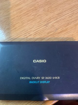 Agenda Digital Casio SF-3600 64KB