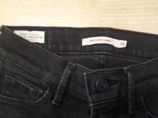 Levi's Super Skinny Negros Talla 25