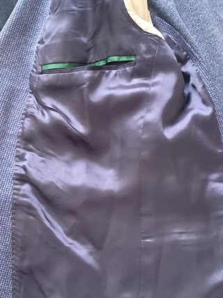 Chaqueta de caballero azul