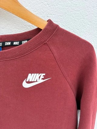 Nike Women’s Maroon Logo Sweatshirt – Classic...