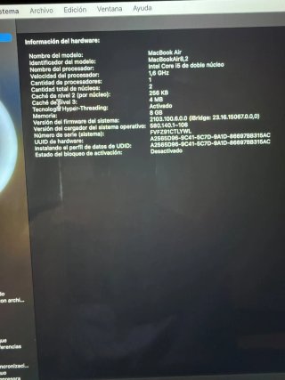 MacBook Air 13 2019 (A1932) Dorado