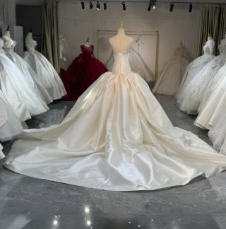 Vestido de Novia Blanco con Pedrería