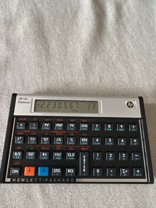 Calculadora HP 12c Platinum