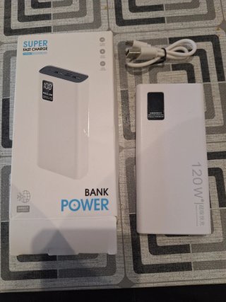 Power Bank 120W Carga Rápida con Pantalla LED