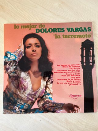 Vinilo Lo Mejor De Dolores Vargas Terremoto