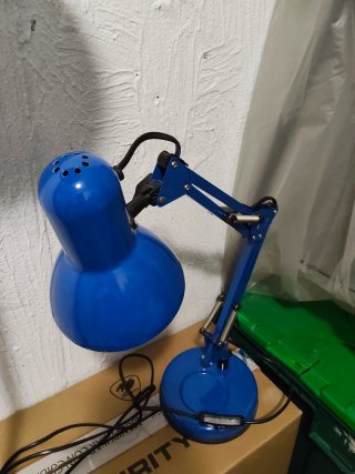 Flexo de Escritorio Azul