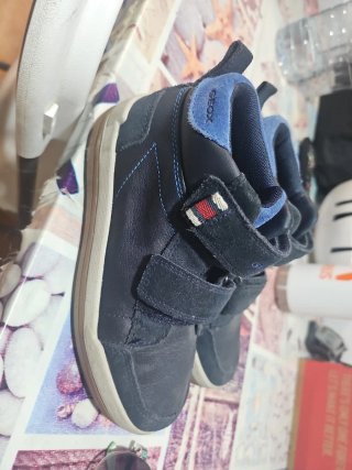 Zapatillas Geox niño azul
