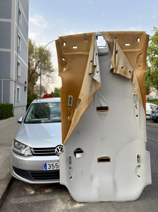 tapizado original techo, puertas y parales coches