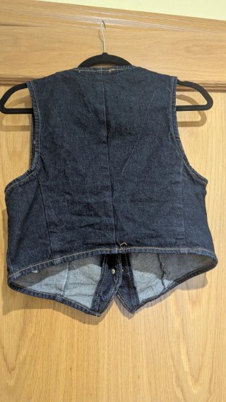 Chaleco vaquero Zara azul