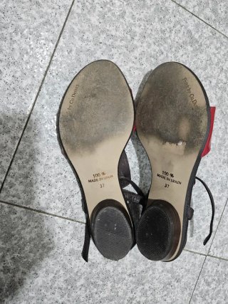 Sandalias Rojas y Marrones Talla 36