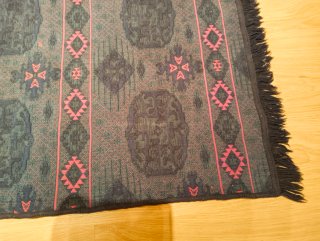 Alfombra vintage 67x140. España. 80 algodón.
